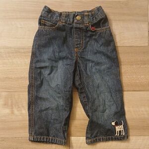 Gymboree Holiday Pictures Dalmation Denim Pant Vintage Size 18-24 Months (G)